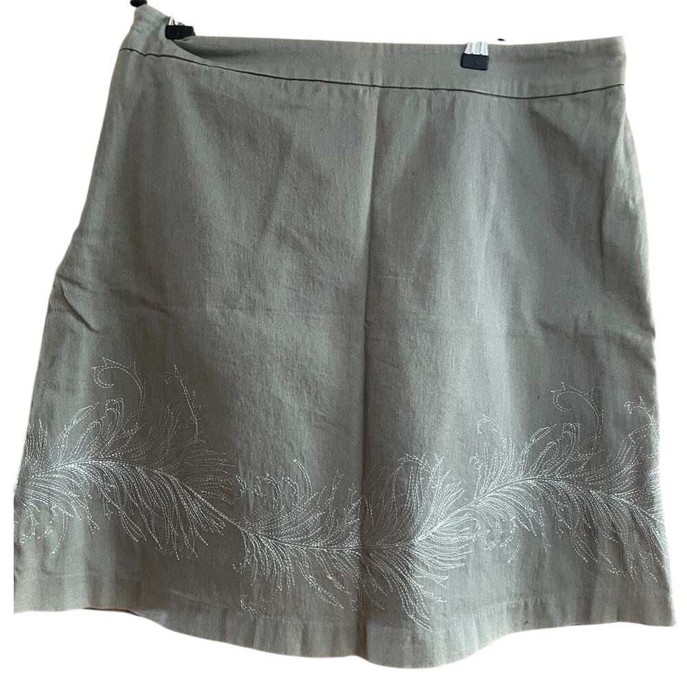 Nicola Quilter Skirt with Fern Design